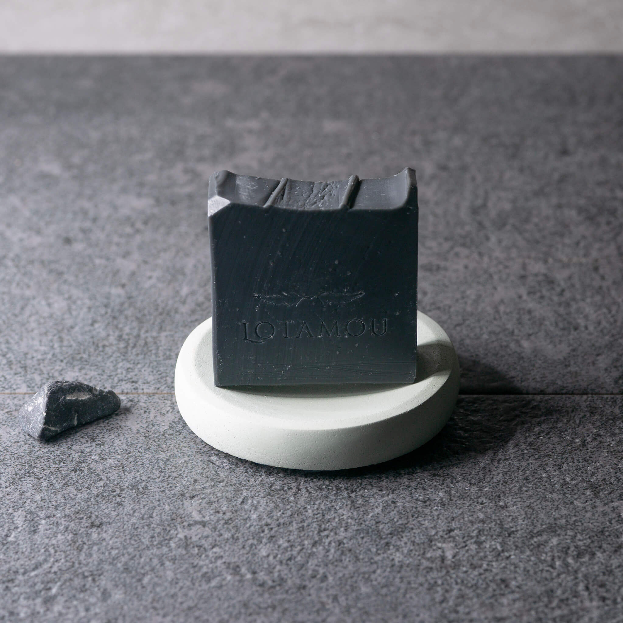 Round Concrete Soap Dish | Pistachio Green