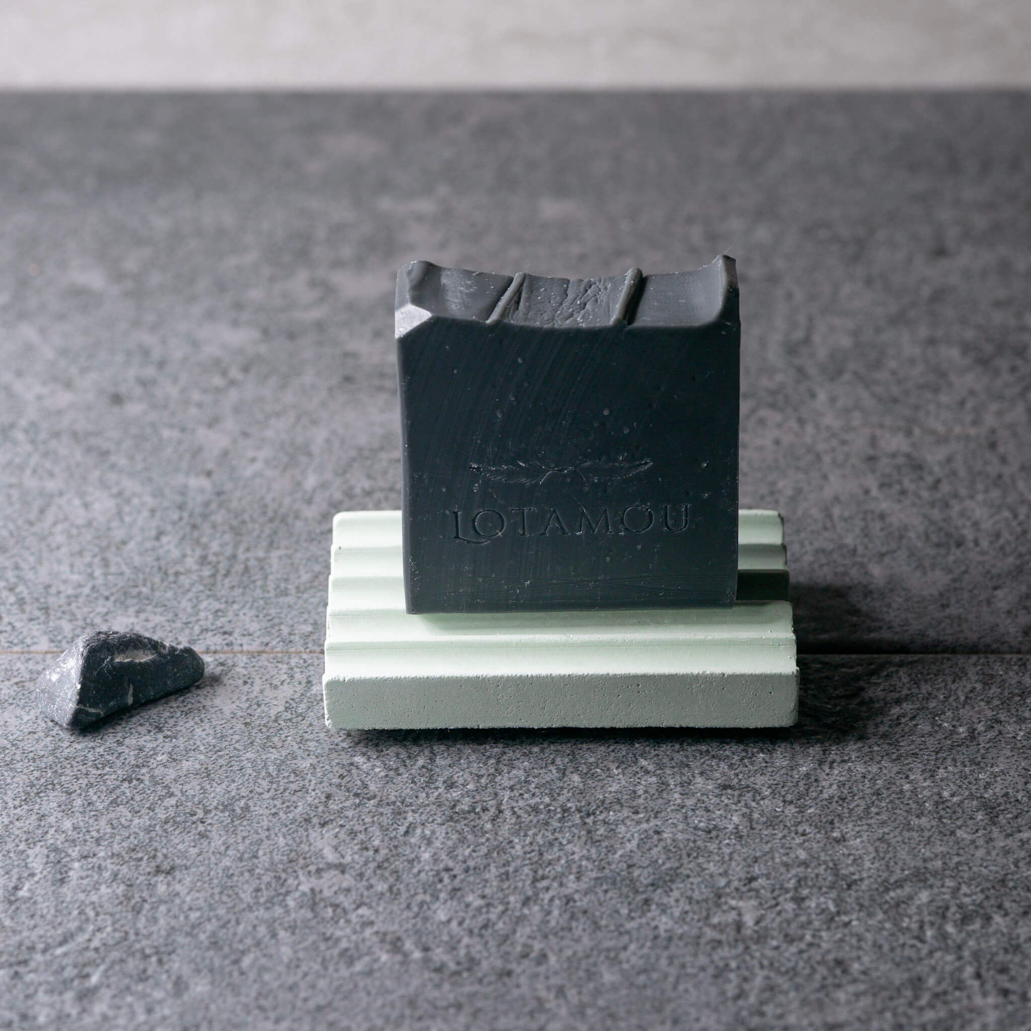 Rectangular Concrete Soap Dish | Pistachio Green